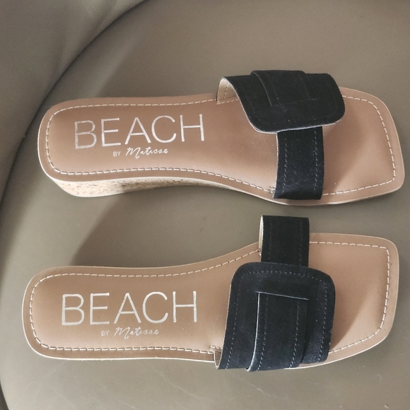 NWOT BEACH by Matisse BAJA WEDGE Sandals-Size 8M $19 - Picture 4 of 8